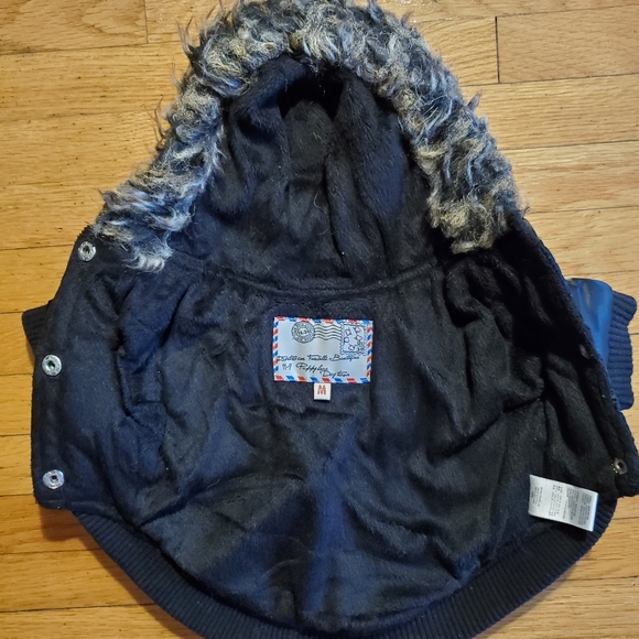 Quilted rhinestone dog jacket - Picture 3 of 7